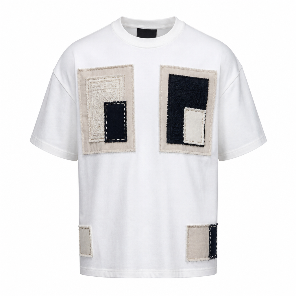 Custom Embroidery Patchwork T-Shirts by EQUEST GEAR