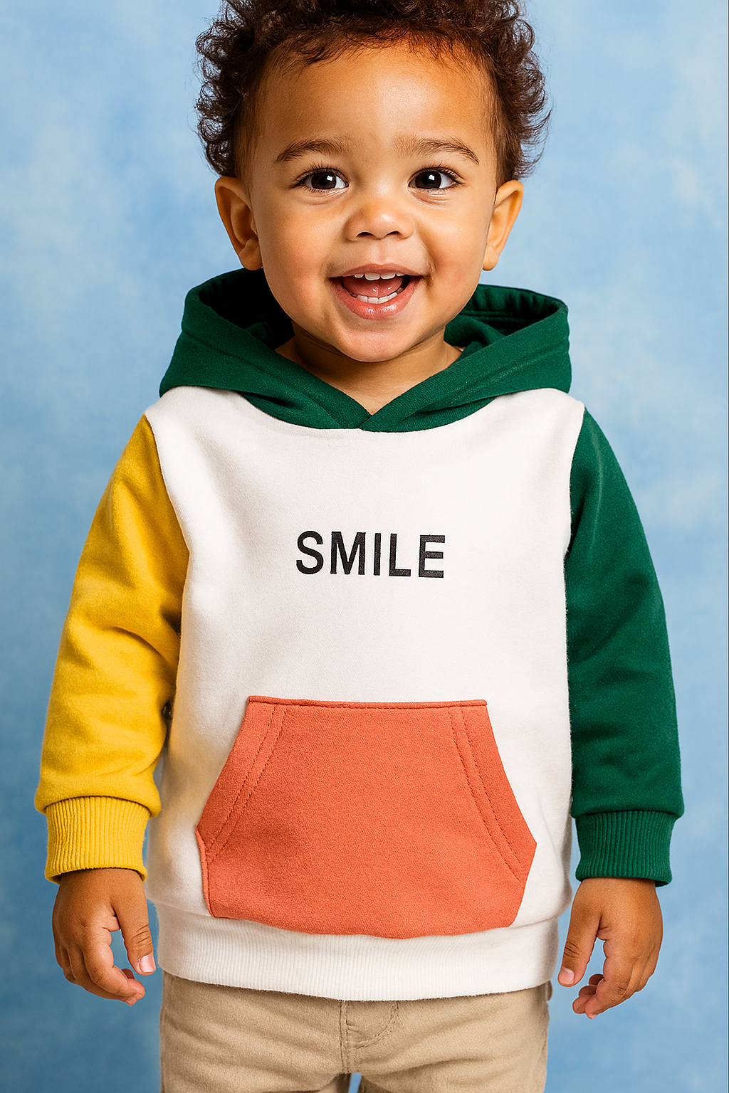 Custom Kids Color-Block Graphic Hoodie by EQUEST GEAR