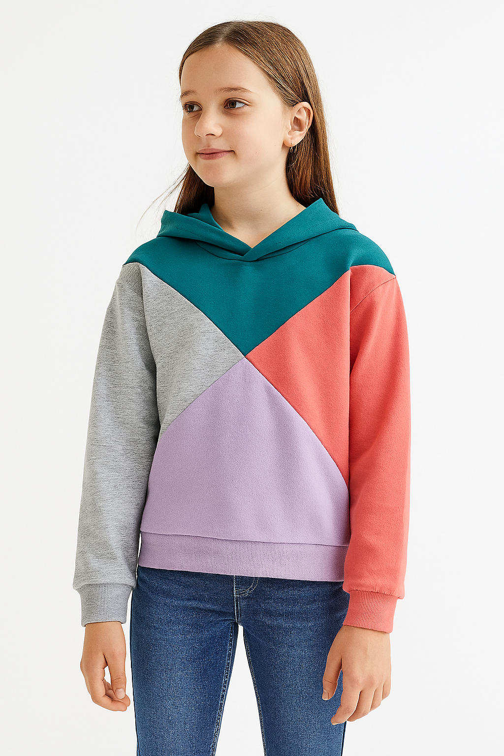 Custom Kids Pastel Panel Hoodie by EQUEST GEAR