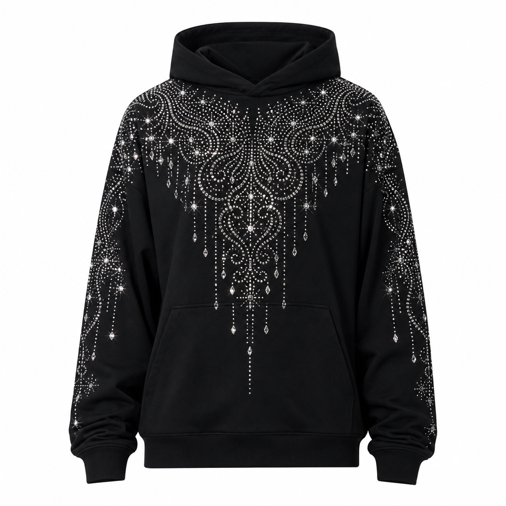 Custom Rhinestone Hoodies by EQUEST GEAR