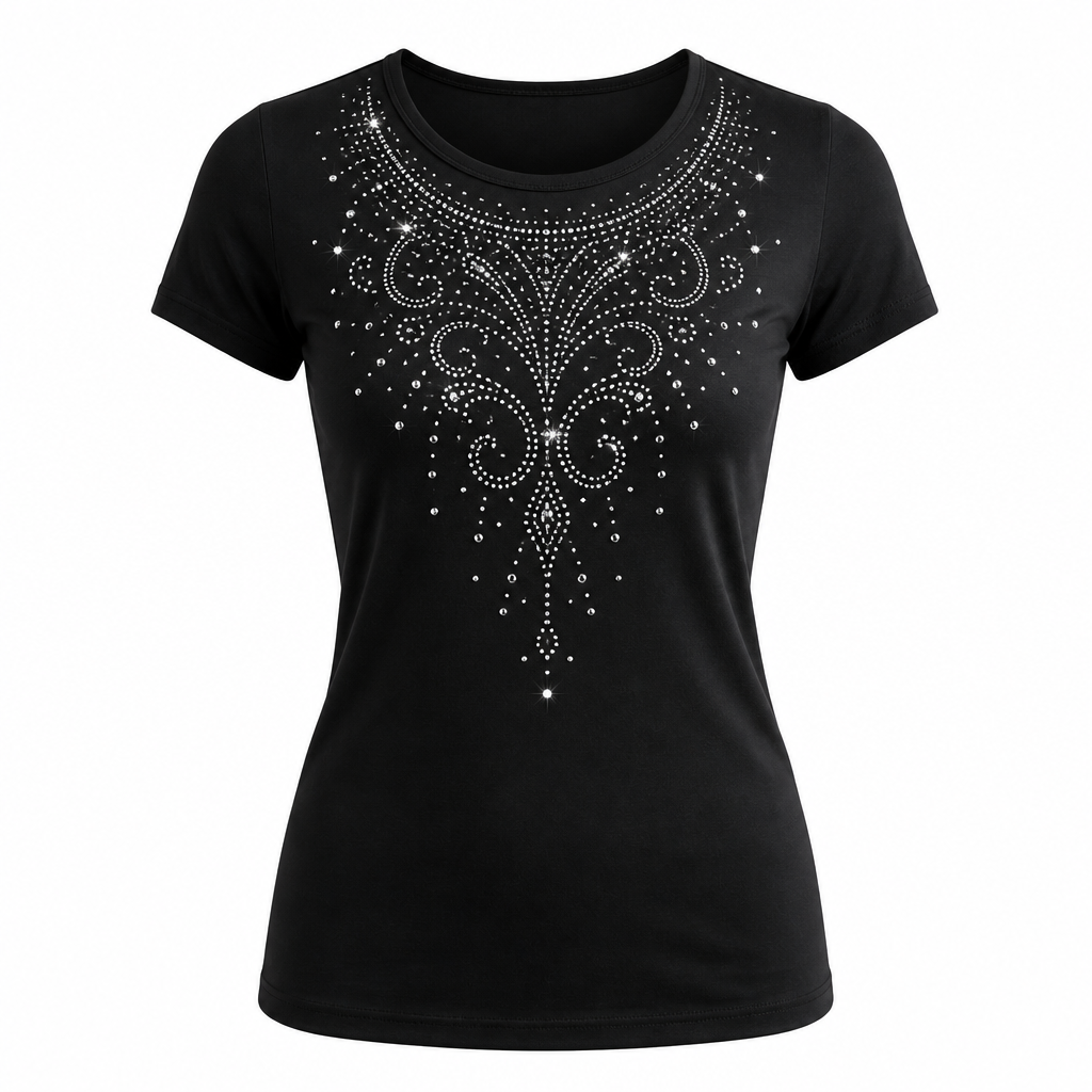 Custom Rhinestone T-Shirts by EQUEST GEAR